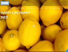 Tablet Screenshot of happylifediet.com